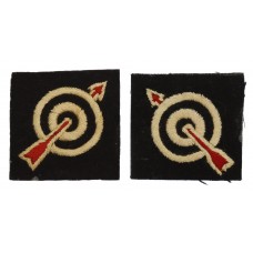 Pair of 6th Anti-Aircraft Division Cloth Formation Signs