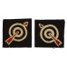 Pair of 6th Anti-Aircraft Division Cloth Formation Signs