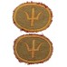 Pair of 44th (Home Counties) Division Cloth Formation Signs (3rd Pattern)