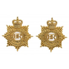 Pair of Royal Army Service Corps (R.A.S.C.) Anodised Collar Badge