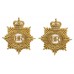 Pair of Royal Army Service Corps (R.A.S.C.) Anodised Collar Badges