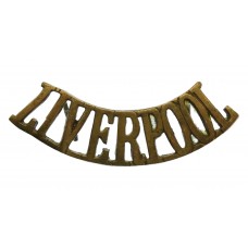 Victorian King's (Liverpool) Regiment (LIVERPOOL) Shoulder Title