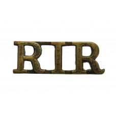 Royal Irish Rifles (R.I.R.) Shoulder Title