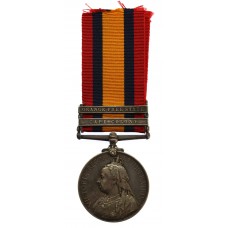 Queen's South Africa Medal (2 Clasps - Cape Colony, Orange Free S