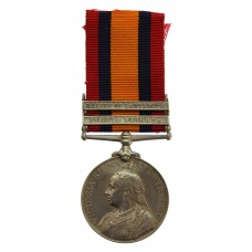 Queen's South Africa Medal (2 Clasps - Tugela Heights, Relief of Ladysmith) - Pte. W. Cook, South Lancashire Regiment
