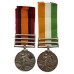 Queen's South Africa Medal (3 Clasps - Orange Free State, Transvaal, Laing's Nek) and King's South Africa Medal (2 Clasps - South Africa 1901, South Africa 1902) - Pte. D. Slyne, South Lancashire Regiment