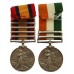 Queen's South Africa (6 Clasps) and King's South Africa (2 Clasps) Medal Pair - Pte. W. Mills, Middlesex Regiment