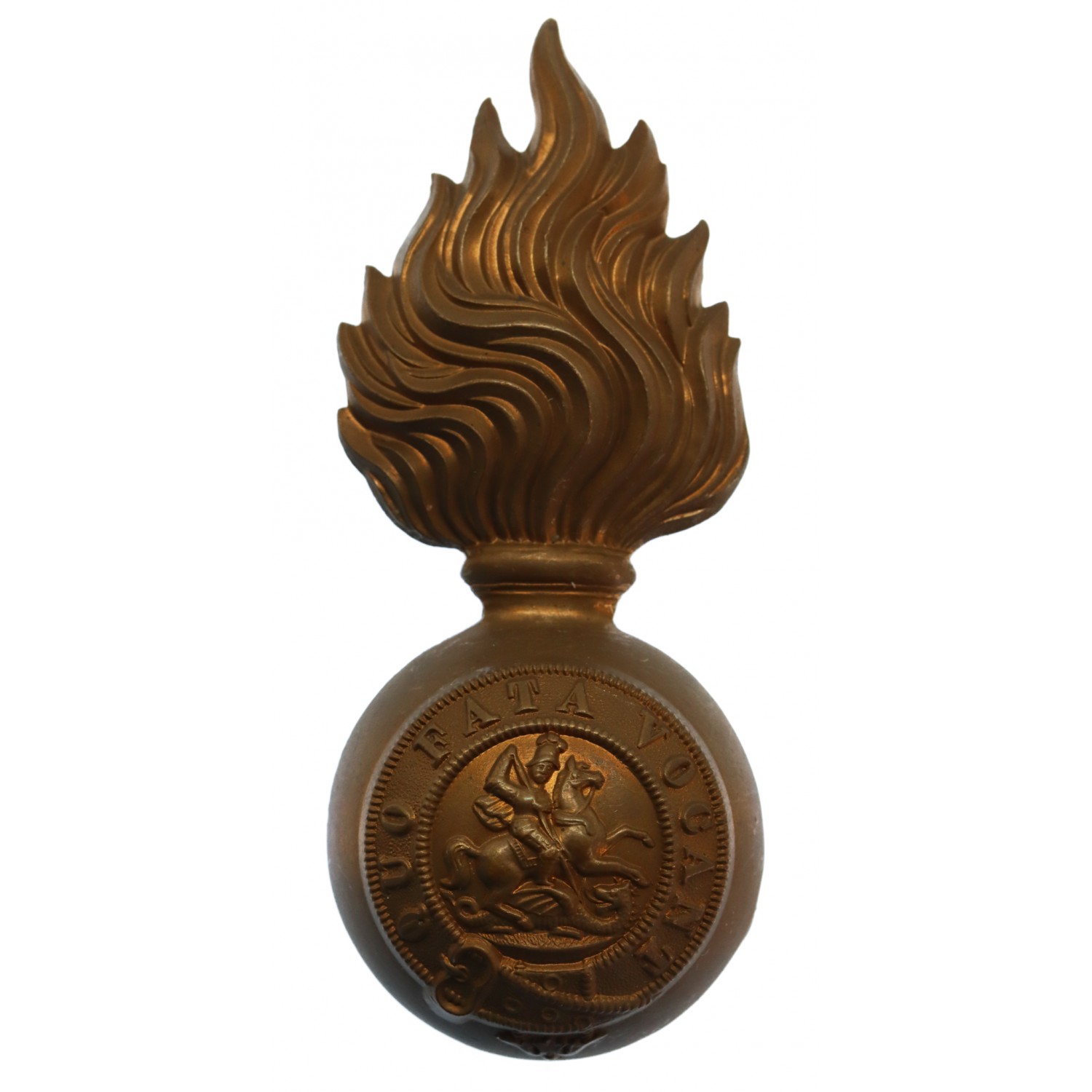 Royal Northumberland Fusiliers Fur Cap Grenade Badge