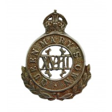 18th Hussars (Queen Mary's Own) Collar Badge - King's Crown