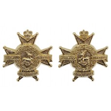 Pair of Sherwood Foresters (Notts & Derby Regiment) Anodised 