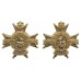 Pair of Sherwood Foresters (Notts & Derby Regiment) Anodised (Staybrite) Collar Badges