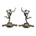 Pair of Royal Signals Anodised (Staybrite) Collar Badges