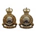 Pair of Army Catering Corps Anodised (Staybrite) Collar Badges (c.1973-1993)