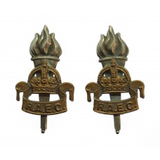 Pair of Royal Army Educational Corps (R.A.E.C.) Bi-Metal Collar B