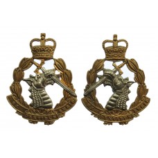 Pair of Royal Army Dental Corps (R.A.D.C.) Bi-Metal Collar Badges