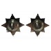 Pair of 4th/7th Royal Dragoon Guards Anodised (Staybrite) Collar Badges 