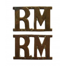 Pair of Royal Marines (RM) Shoulder Titles