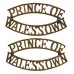 Pair of Prince of Wales's Own Regiment of Yorkshire (PRINCE OF/WALES'S OWN) Shoulder Titles
