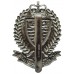 Royal Police Force of Antigua Chrome Cap Badge - Queen's Crown