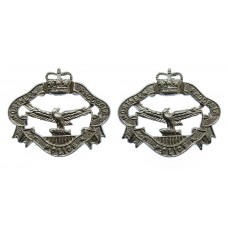 Pair of Northern Rhodesia Police Collar Badges - Queen's Crown