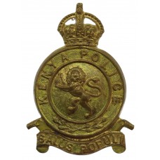 Kenya Police Cap Badge - King's Crown (1st Issue)