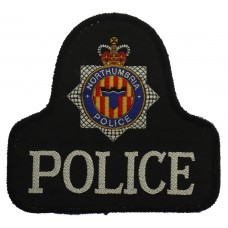 Northumbria Police Cloth Bell Patch Badge