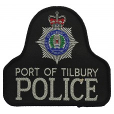Port of Tilbury London Police Cloth Bell Patch Badge