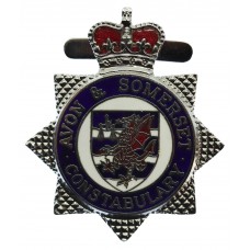 Avon & Somerset Constabulary Enamelled Warrant Card Badge