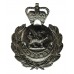 Glamorgan Constabulary Wreath Cap Badge - Queen's Crown