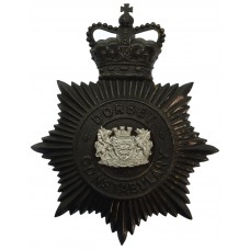 Dorset Constabulary Night Helmet Plate - Queen's Crown