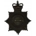 Dorset Constabulary Night Helmet Plate - Queen's Crown