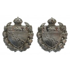 Pair of Norfolk Constabulary Collar Badges - King's Crown