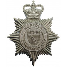 Norfolk Constabulary Helmet Plate - Queen's Crown