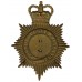 Norfolk Constabulary Night Helmet Plate - Queen's Crown