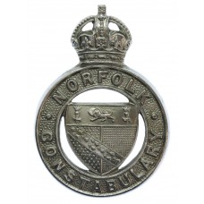 Norfolk Constabulary Cap Badge - King's Crown