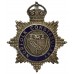 Norfolk Constabulary Senior Officer's Silver & Enamel Cap Badge - King's Crown