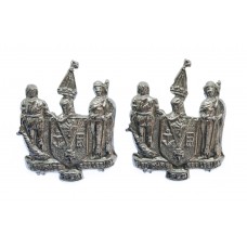 Pair of Southend-on-Sea Constabulary Collar Badges