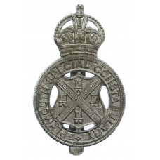 Plymouth Special Constabulary Cap Badge - King's Crown