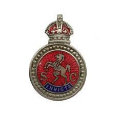 Kent Special Constabulary Enamelled Lapel Badge - King's Crown