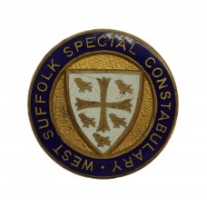 West Suffolk Special Constabulary Enamelled Lapel Badge