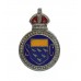 West Sussex Special Constabulary Enamelled Lapel Badge - King's Crown