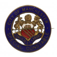 Manchester City Police Special Constable Enamelled Lapel Badge