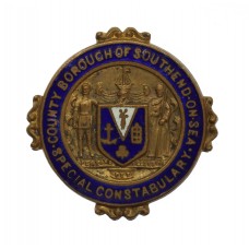 County Borough of Southend-on-Sea Special Constabulary Enamelled Lapel Badge 