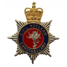 Civil Nuclear Constabulary Enamelled Cap Badge - Queen's Crown