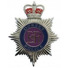 Dorset Police Enamelled Helmet Plate - Queen's Crown