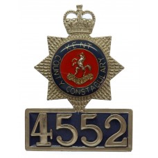 Kent County Constabulary Breast Badge - Queen's Crown