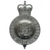 Norwich City Police Helmet Plate - Queen's Crown