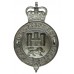 Norwich City Police Helmet Plate - Queen's Crown