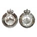 Pair of Royal Hong Kong Police Collar Badges - Queen's Crown