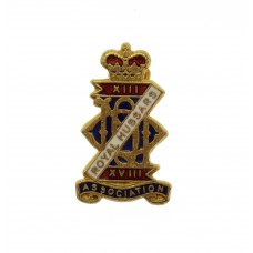 13th/18th Royal Hussars Association Lapel Pin Badge